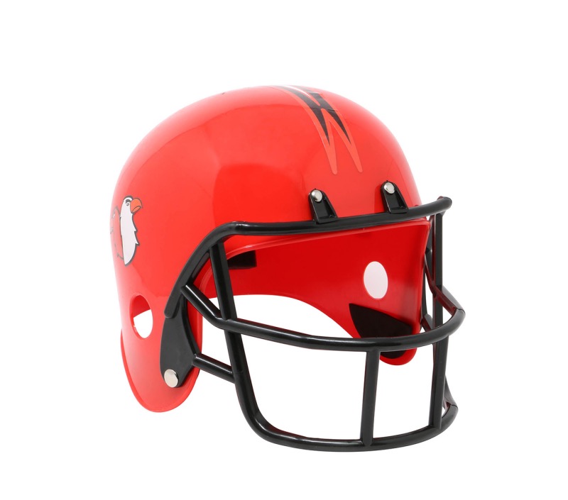 ver casco fútbol americano rojo