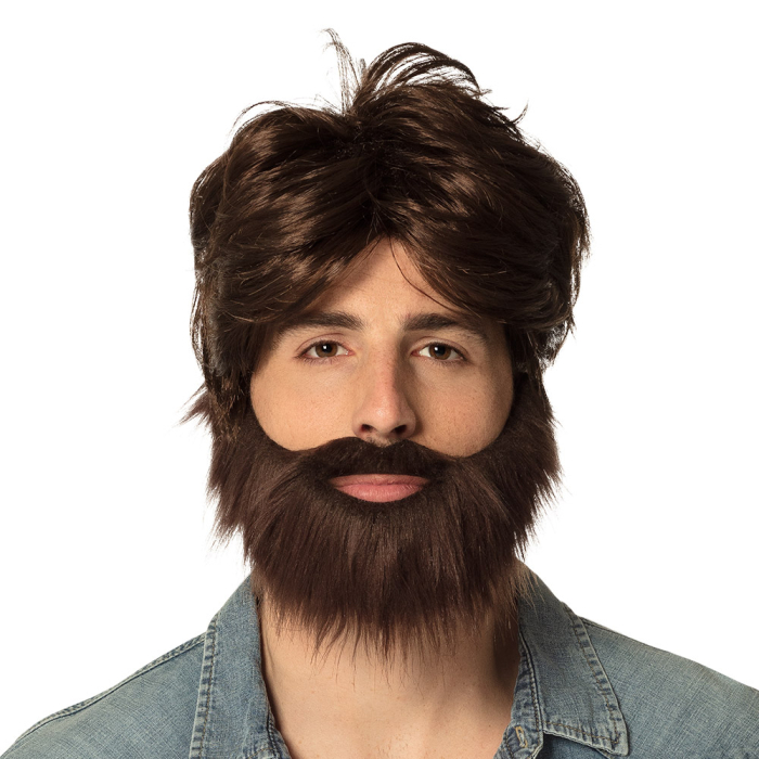 ver peluca con barba