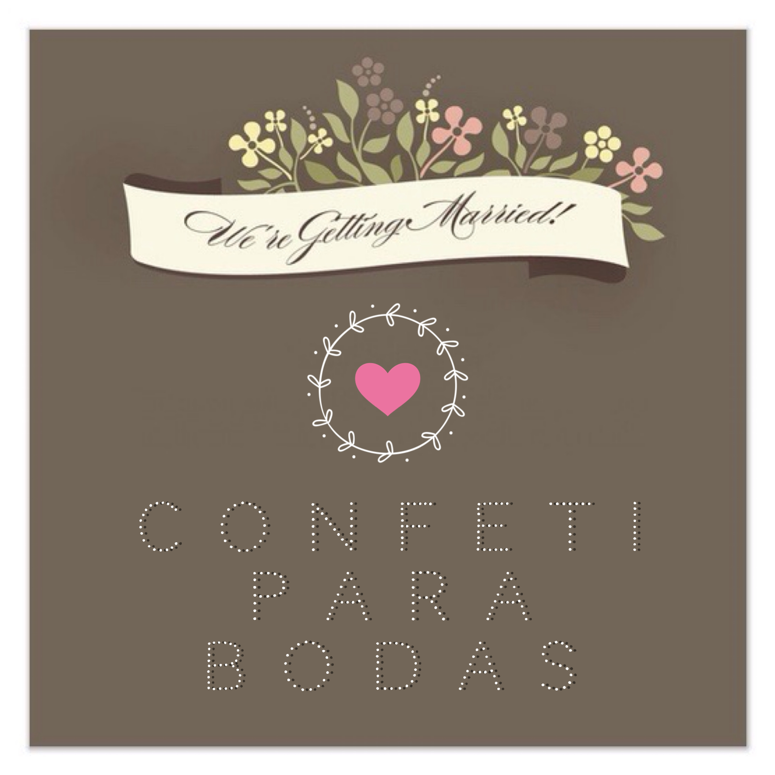 Confeti de BODA