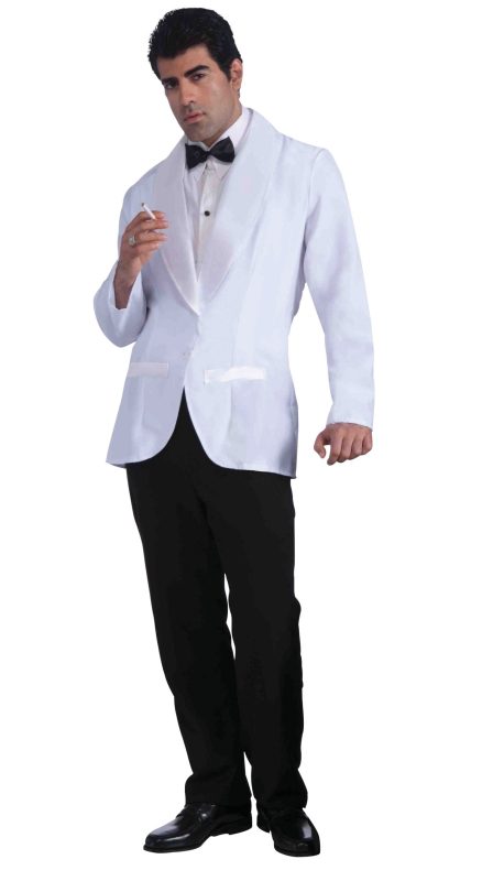 Chaqueta esmoquin blanca