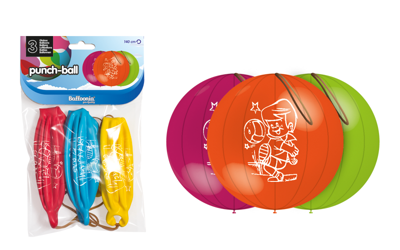 Globos punch infantiles