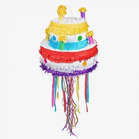 Piñata mejicana tarta de cumpleaños