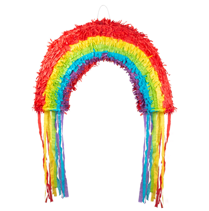 ver piñata mejicana arco iris