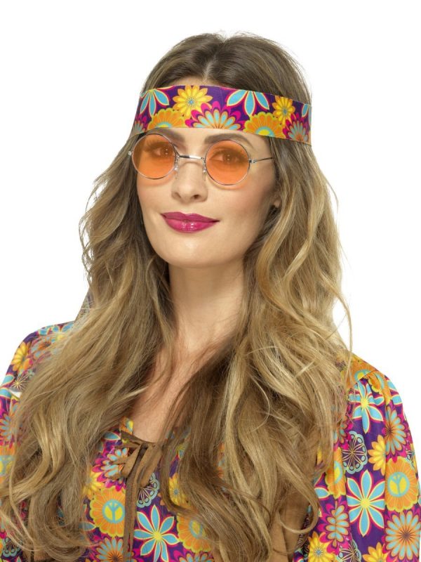 ver gafas hippie naranjas