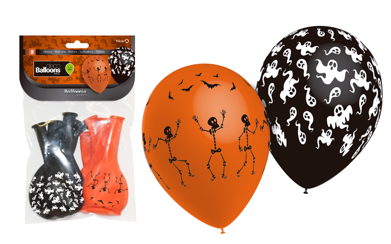 Globos látex Halloween