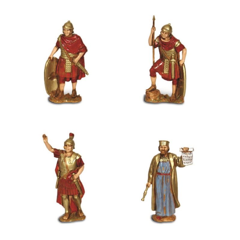 Herodes y soldados romanos