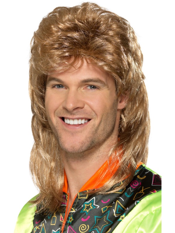 peluca mullet hombre