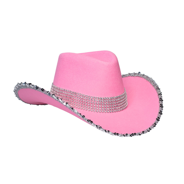 ver sombrero vaquero rosa