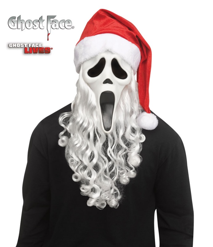 ver máscara scream santa claus