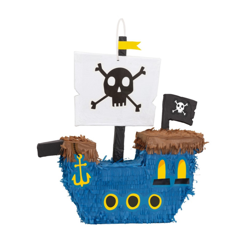 ver piñata mejicana barco de pirata