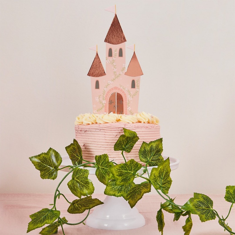ver adorno tarta castillo princesa