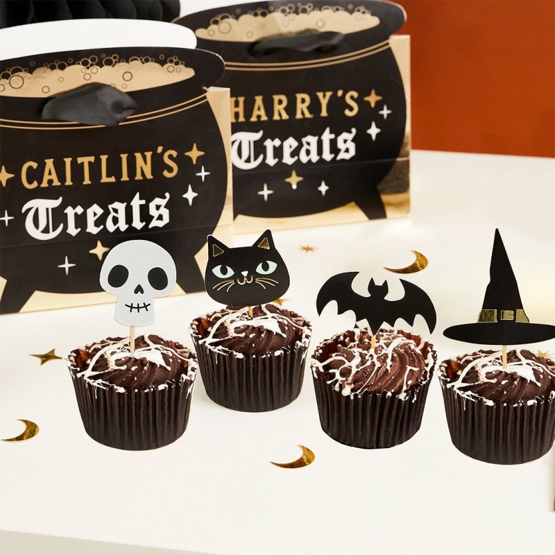 ver adornos tarta halloween