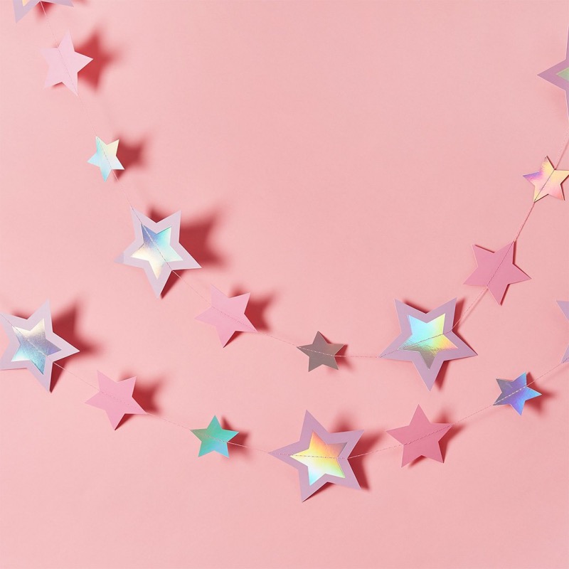 ver guirnalda estrellas decoración