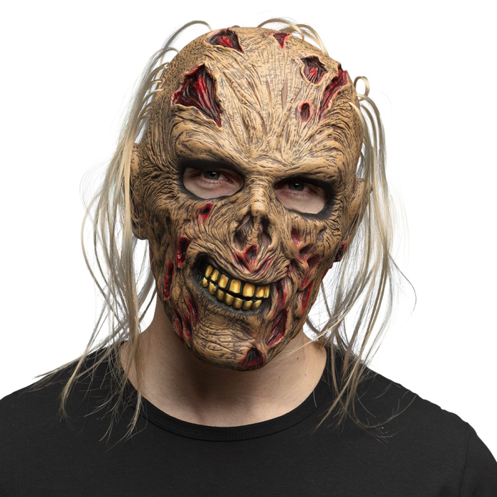 ver máscara zombie con pelos