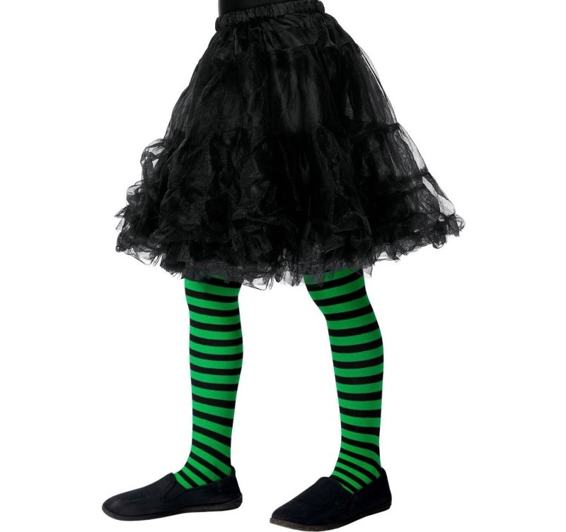ver medias bruja infantiles verdes