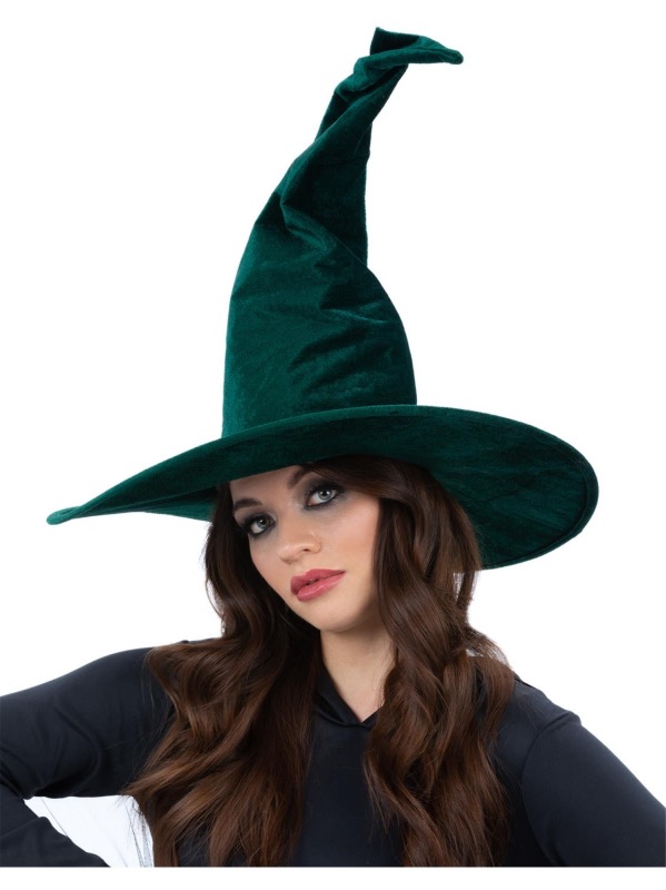 ver sombrero bruja verde