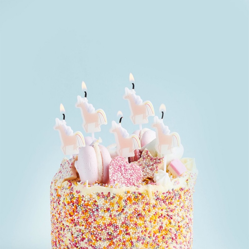 ver velas cumpleaños unicornios