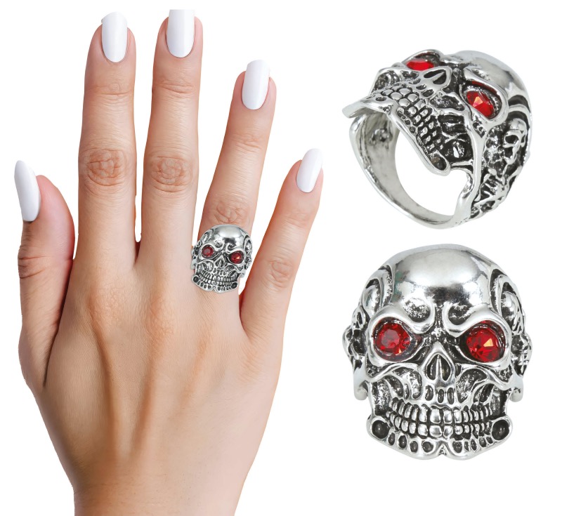 ver anillo calavera disfraz