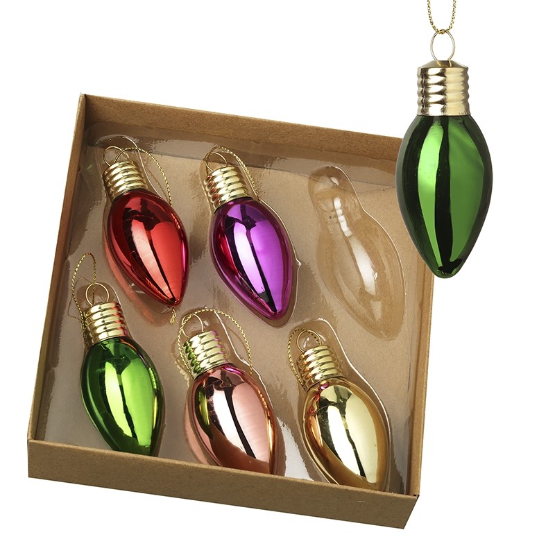 ver colgante cristal colores árbol navidad