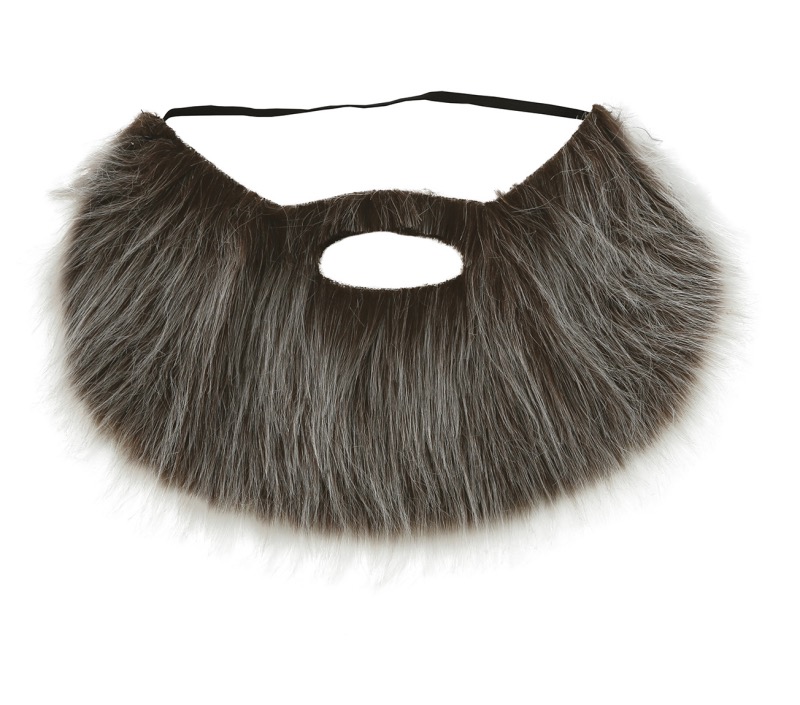 ver barba con bigote gris