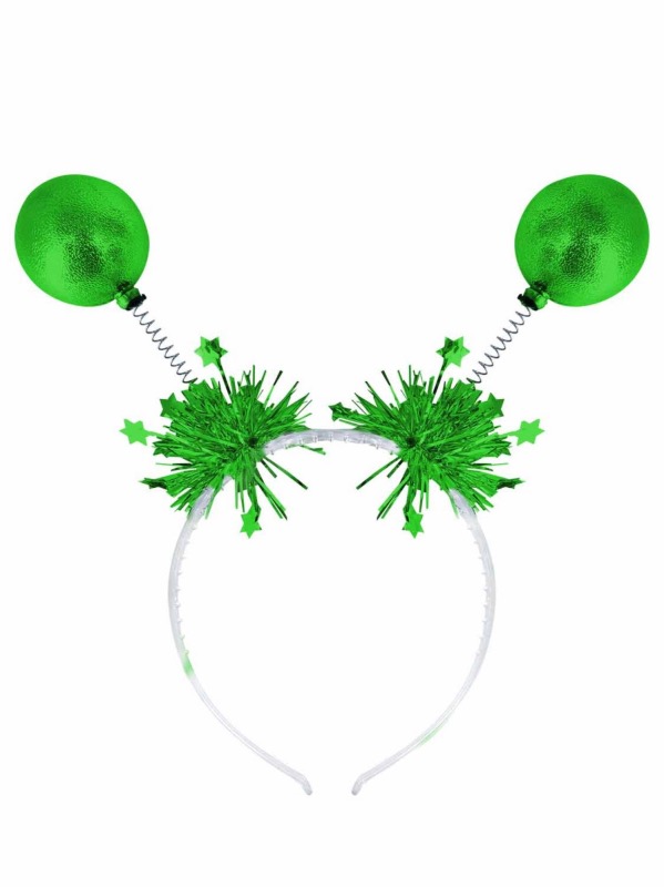 ver diadema bolas verde