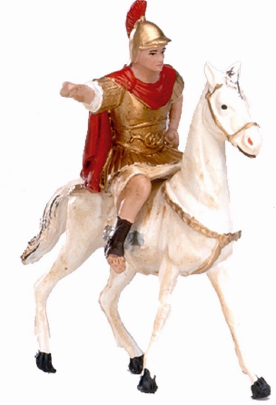 ver soldado romano a caballo belén
