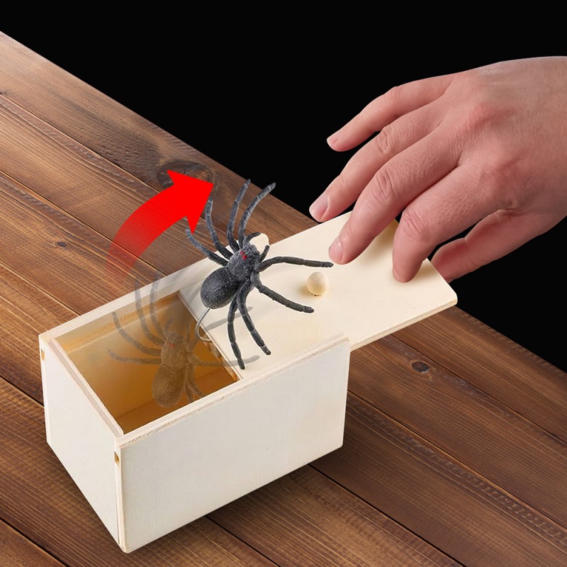 ver caja araña broma